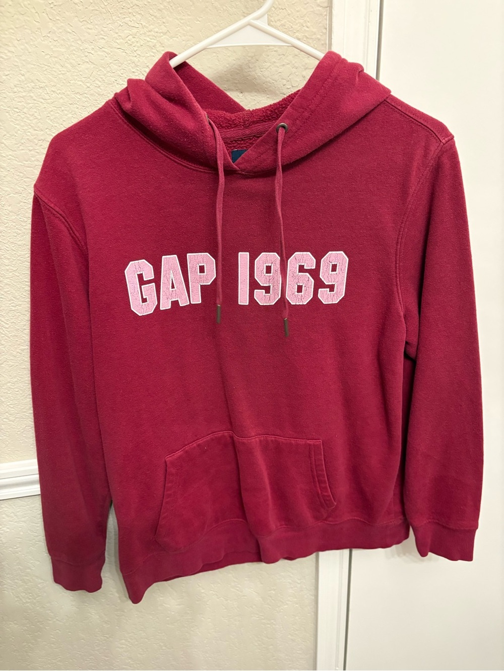GAP 1969 Hooded Sweatshirt - Burgundy